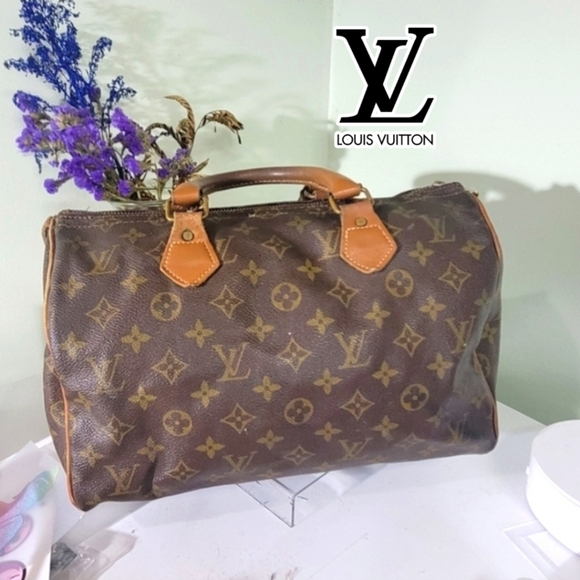 Louis Vuitton Handbags - Sale 👀 Louis Vuitton Monogram Speedy 30 BOSTON Bag Vtg Paris W Free Organizer